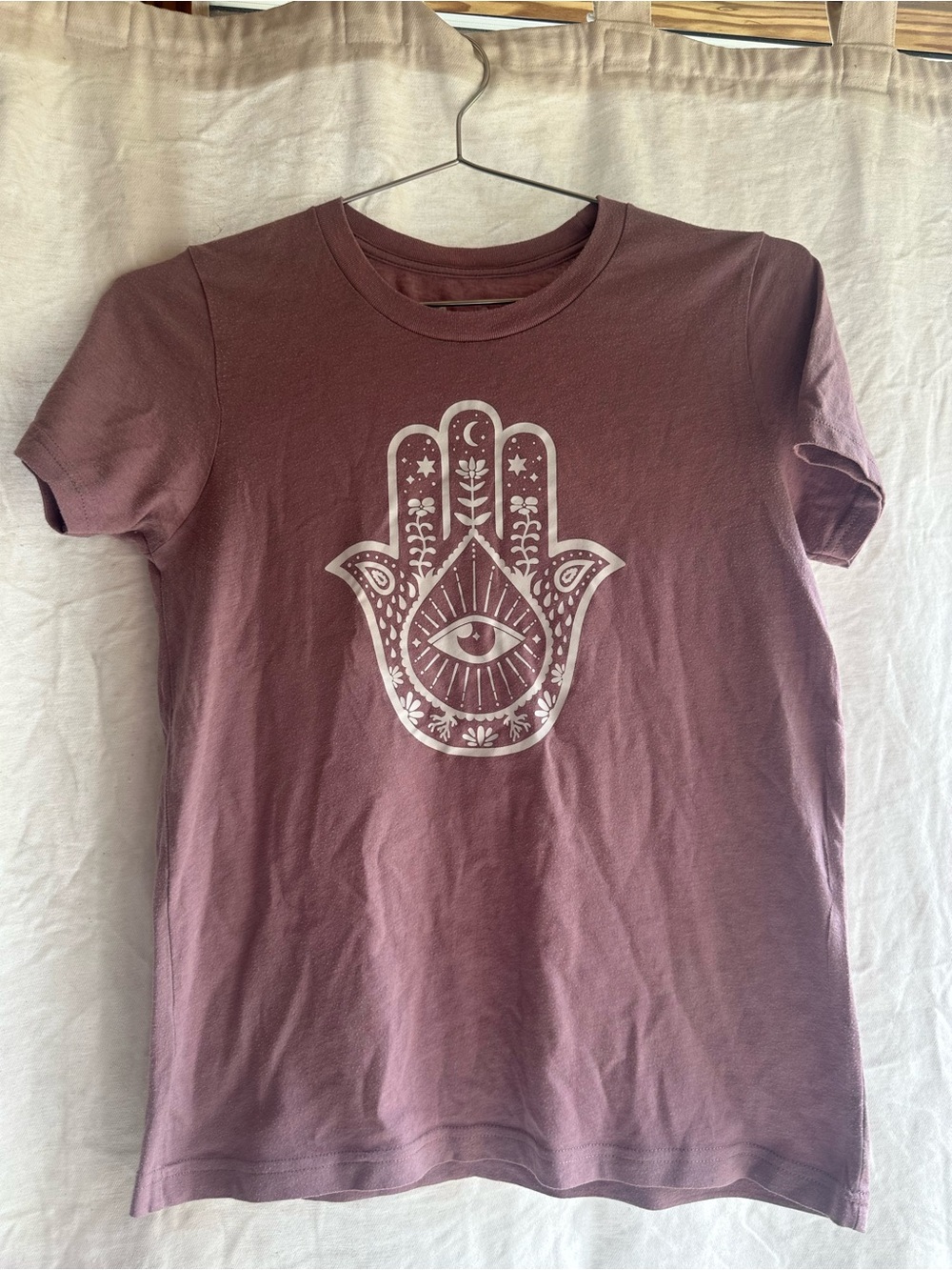 Kids Pink Graphic Hamsa Tee